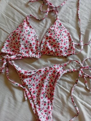 Bikini Shein Talla M Estampado Floral