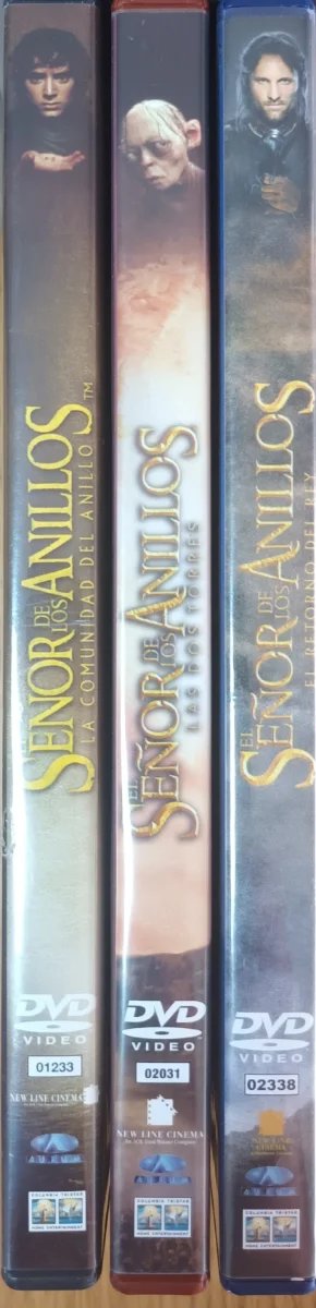 Trilogía El Señor de los Anillos DVD