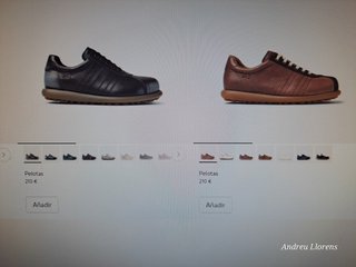Zapatos Camper Pelotas Marrones