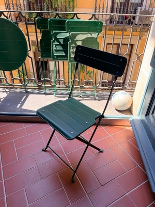 Mesa y 4 sillas  Jardín Plegables