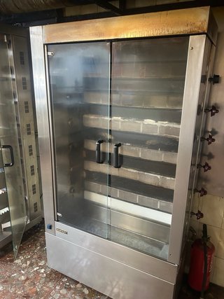 Asador de pollos Eurast 6 espadas a gas
