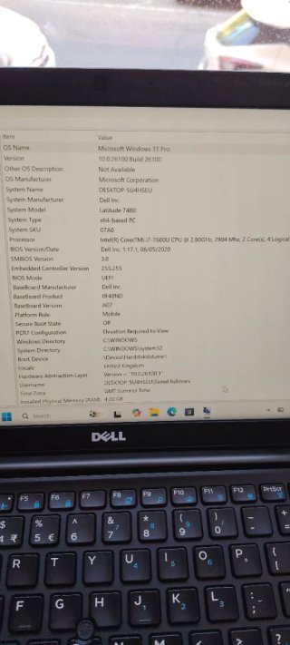 Dell Latitude 7480 i7 7th Gen Win 11