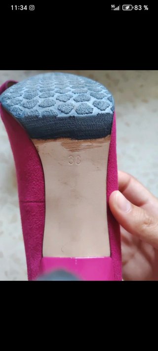 Tacones Punta Rosa Talla 38