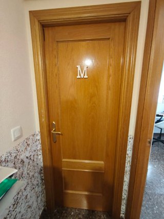 Puertas de paso de madera con cristal y lisas