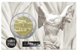 Coincard 2€ Victoria de Samotracia Louvre