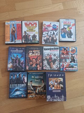 Lote 11 DVDs: Acción, Comedia, Sci-Fi