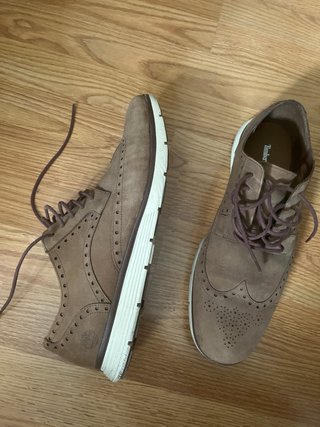 Zapatos de piel Timberland Hombre Beige/Marrón