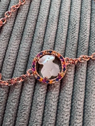 Pulsera plata s925 oso circonitas