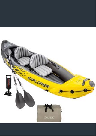 Kayak inflable Intex Explorer 2 personas