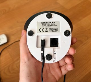 Teléfono fijo Daewoo inalámbrico blanco