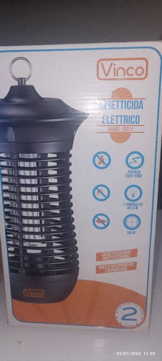 Zanzariera elettrica Vinco