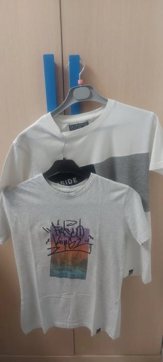 Lote 2 Camisetas Inside Chico Talla XS