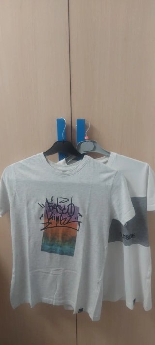 Lote 2 Camisetas Inside Chico Talla XS