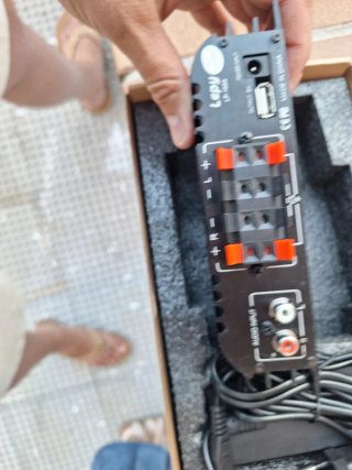 Amplificador Lepy LP-168S Super Bass Negro