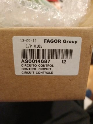 Botonera Fagor Innovation Lavavajillas