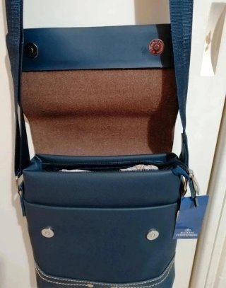 Borsello uomo Egon Furstenberg blu