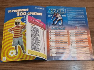 Album Liga Este 2007/2008 Panini 07/08