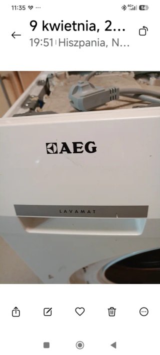 Puerta Lavadora AEG (Cristal y Marco)