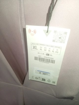 Vestido lila Zara Talla XL