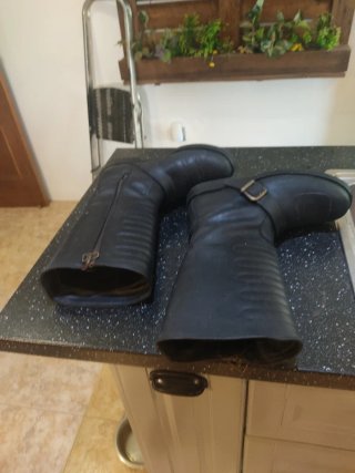 Botas moteras cruiser negras