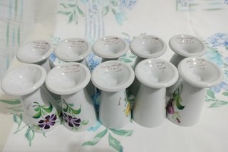 10 Mazagrans Limoges Florales