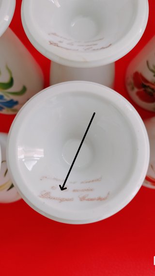 10 Mazagrans Limoges Florales