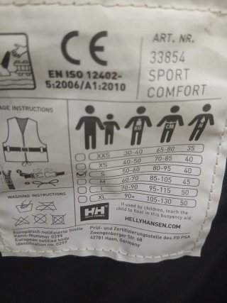 Chalecos salvavidas HH (3 unidades)