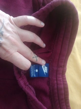 Pantalón chándal Nike burdeos Talla S