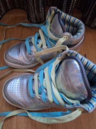 Zapatillas Adidas Retro Talla 36 Plata