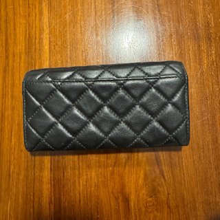 Cartera Chanel Cuero Negro y Blanco