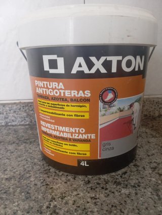 Pintura Antigotas Axton Gris 4L
