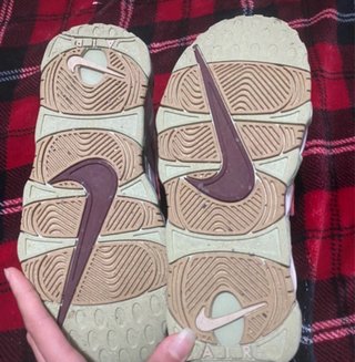 Nike Air More Uptempo Zapatillas Beige/Blanco