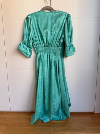 Vestido Polin et Moi verde esmeralda de invitada