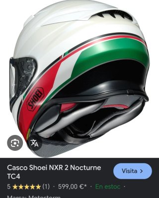 Casco Shoei NXR2 nocturne Talla M