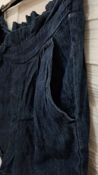 Pantaloncini jeans donna vita alta L