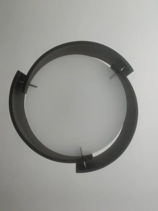 Lámpara Techo Madera Acero Cristal