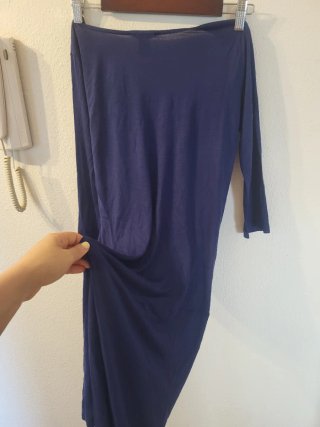 Vestido Azul Mango Talla M