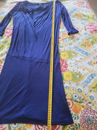 Vestido Azul Mango Talla M