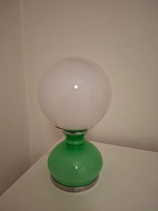 Lampada vintage vetro e metallo