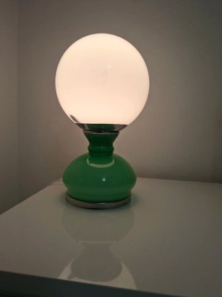 Lampada vintage vetro e metallo