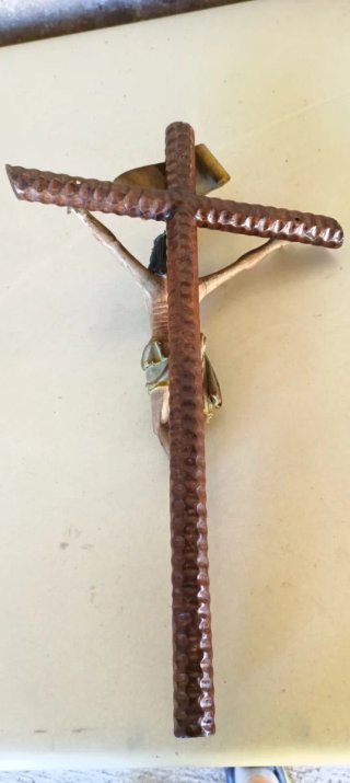 Figura religiosa crucifijo INRI