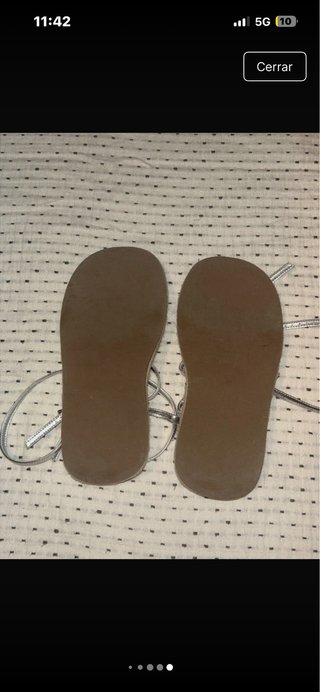 Sandalias MIM Plataforma Beige/Plata