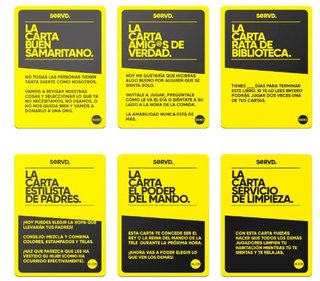 Juego de Cartas SERVD Hijos vs Padres