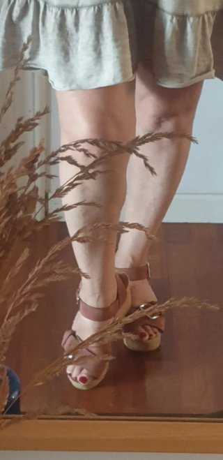 Sandalias Bimba y Lola de piel, rosa maquillaje