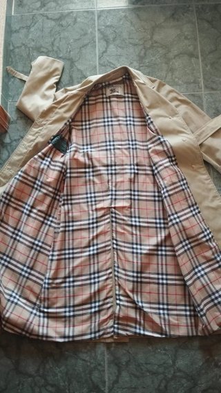 Gabardina Vintage Burberrys Beige