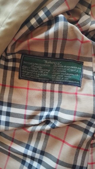 Gabardina Vintage Burberrys Beige