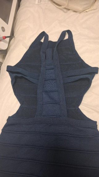 Vestido de fiesta azul