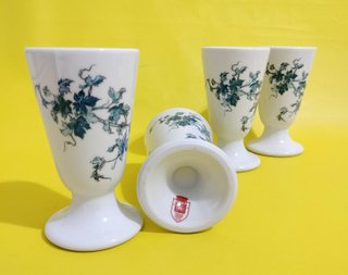 4 Mazagrans Limoges Castel Porcelana