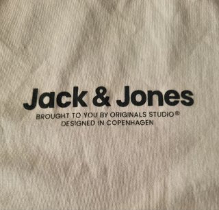 Camiseta Jack & Jones Blanca | Talla 164 / 14Y