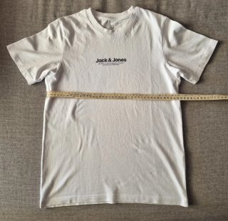 Camiseta Jack & Jones Blanca | Talla 164 / 14Y